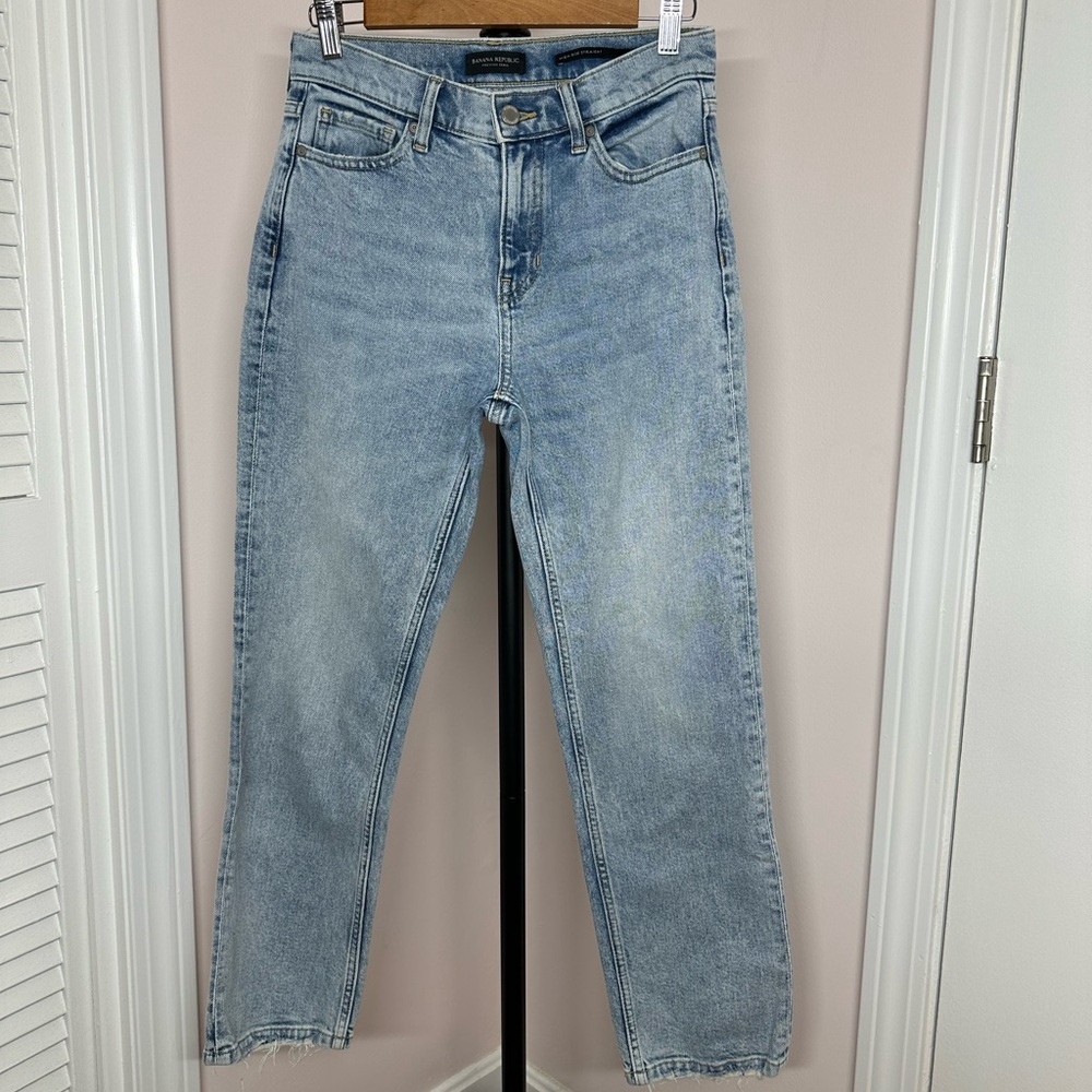 Banana Republic Premium Denim Straight Leg Jeans